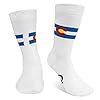 Lavley I Heart Colorado Socks - Cool CO Souvenir Gift Accessory for Travelers and Locals - Unisex One Size for Men, Women and Teens #2