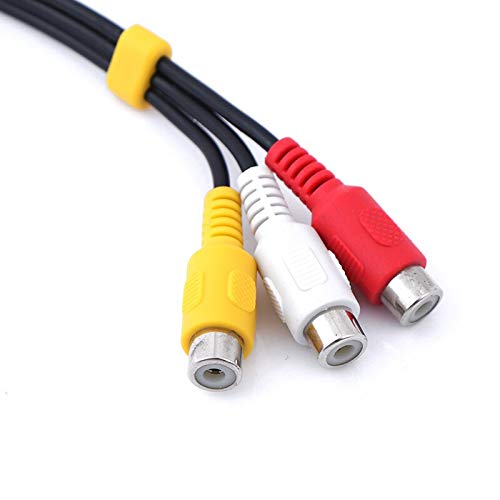 2 Adattatori Minijack 3,5mm Stereo Maschio A 2 RCA Mono Femmina – Splitter L/R Adaptout, Marchio Francese