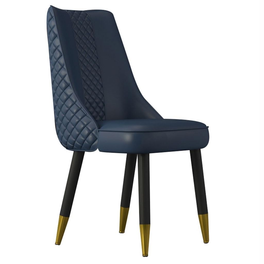 Chaise de salle à manger durable en cuir microfibre pour éviter les taches de café
