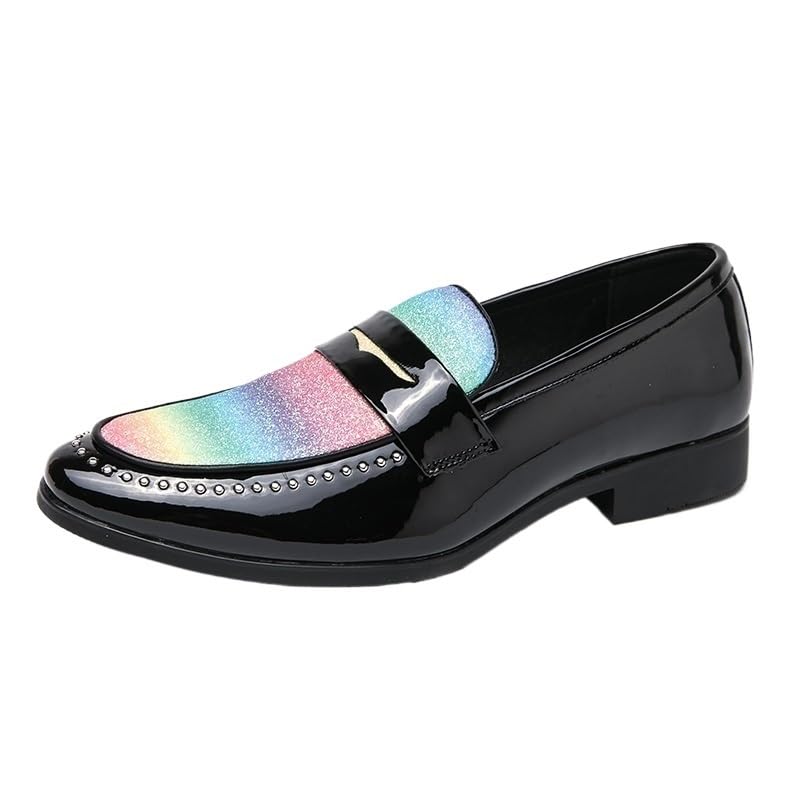 Dress Oxford for Men Formal Slip on Oxfords Fashion Designer Soft Wedding Italian Men's Dress Business Casual Leather Shoes for Men Loafers