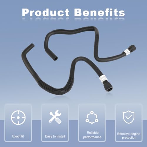 JDMON Heater Inlet Hose & Heater Outlet Hose Compatible with Chevrolet Silverado 1500/2500 /Cheyenne GMC Sierra 1500/1500 Limited 2014-2019 Replace# 23126443 23126442 84919467 by JDMON - Image 4