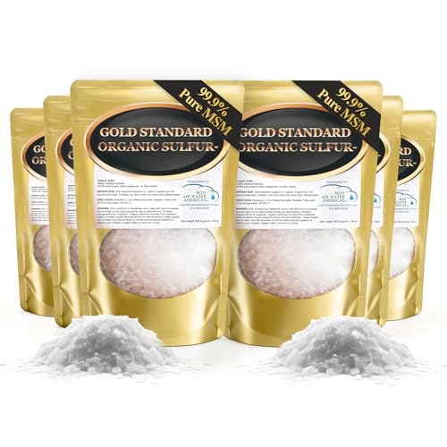 Gold Standard Organic Sulfur Crystals MSM 6lb - 99.9% Pure