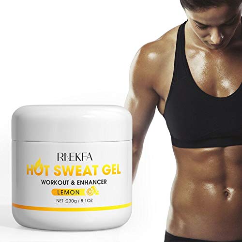 RNEKFA Slimming Hot Cream Natural Sweat Workout Enhancer,Hot Sweat Gel Fat Burning Cream for Abdomen, Thighs, Legs, Arms for Women and Men 8.1 Oz (230g)