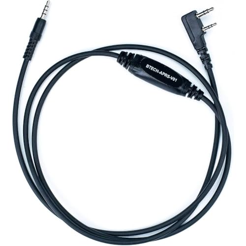 Image of BTECH APRS-K1 Multi-Function Universal Audio Interface Cable - Supports APRSpro, APRSDroid - Android & iOS Compatible - Supports, BaoFeng, TYT, Wouxun, AnyTone, Kenwood, and More