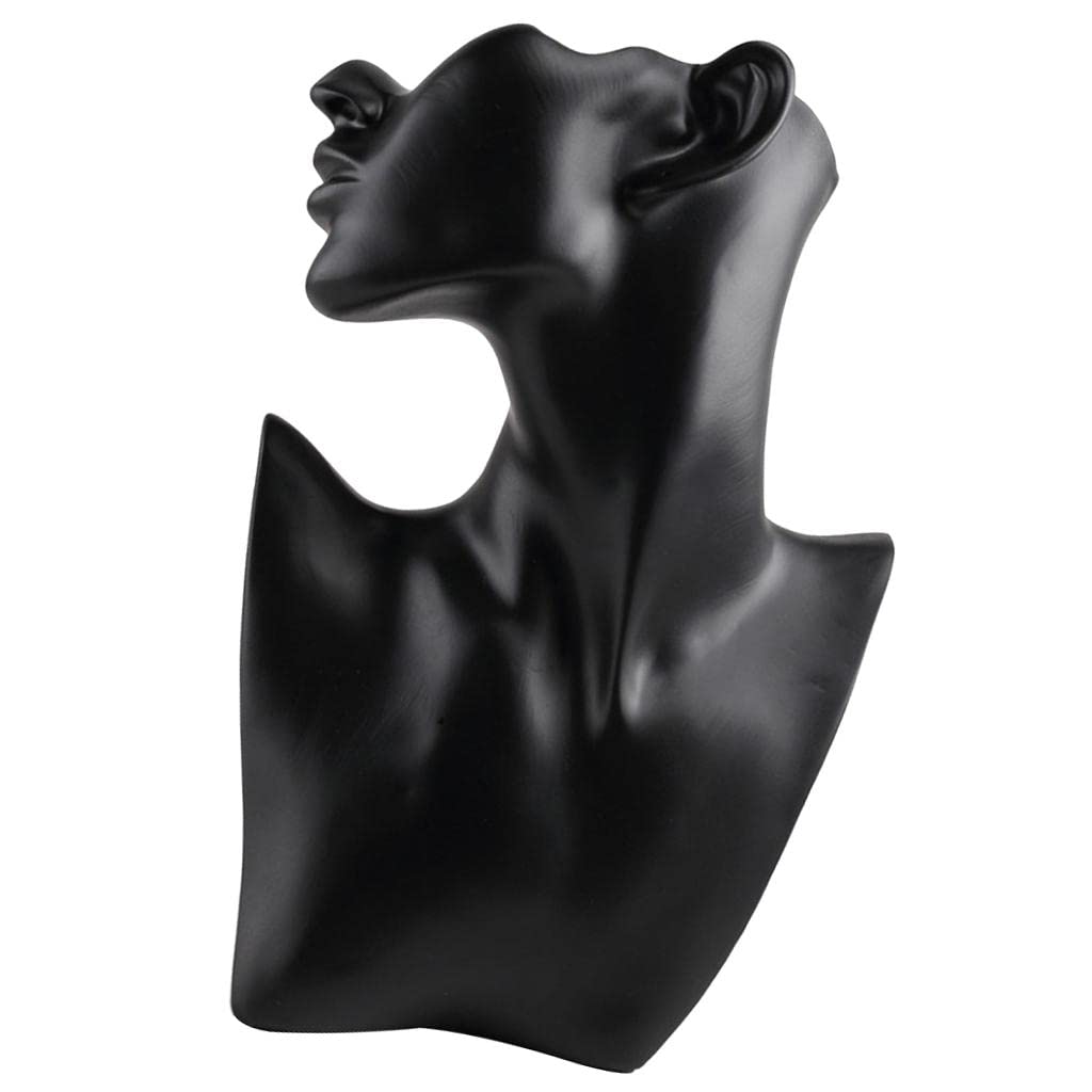 harayaa Lot de 2 Présentoirs à Bijoux pour Colliers de Femme, Mannequin de Présentation pour Boutique.