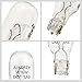 ALKOREY W16W T15 912 921 12V 16W Back-up Reverse Lights,Car Turn Signal Bulbs,2700K Warm White Automobile Lamps,2 Pack