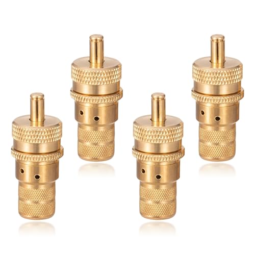 Image of Yourkar 4 PCS Tire Deflator, Adjustable 6-30 PSI Car Tire Deflators Kit, Universal Automatic Air Down Tire Deflator Valve for Vehicles, Motorcycles, Cars, Trucks
