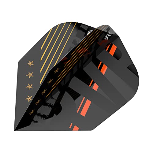 Ailettes Target Darts RVB RGB 80 Black G2 No.6 finis les lancers déviés