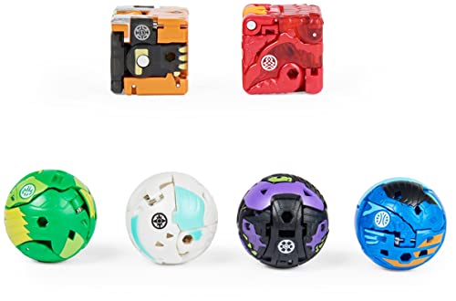 Bakugan Unbox And Brawl 6-Pack, Exclusive 4 Bakugan And 2 Geogan, Collectible Action Figures, Toys For Kids Boys Ages 6 And Up (Amazon Exclusive) #TOP3