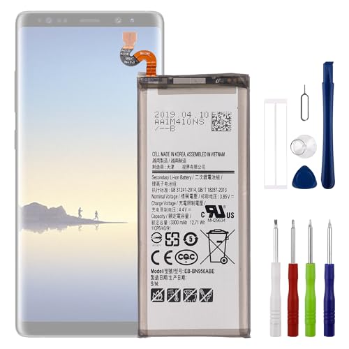 LNANMUXI EB-BN950ABE 3.85V 3300mAh Battery, Compatible with Galaxy Note 8,Comes with a Battery Installation Tool