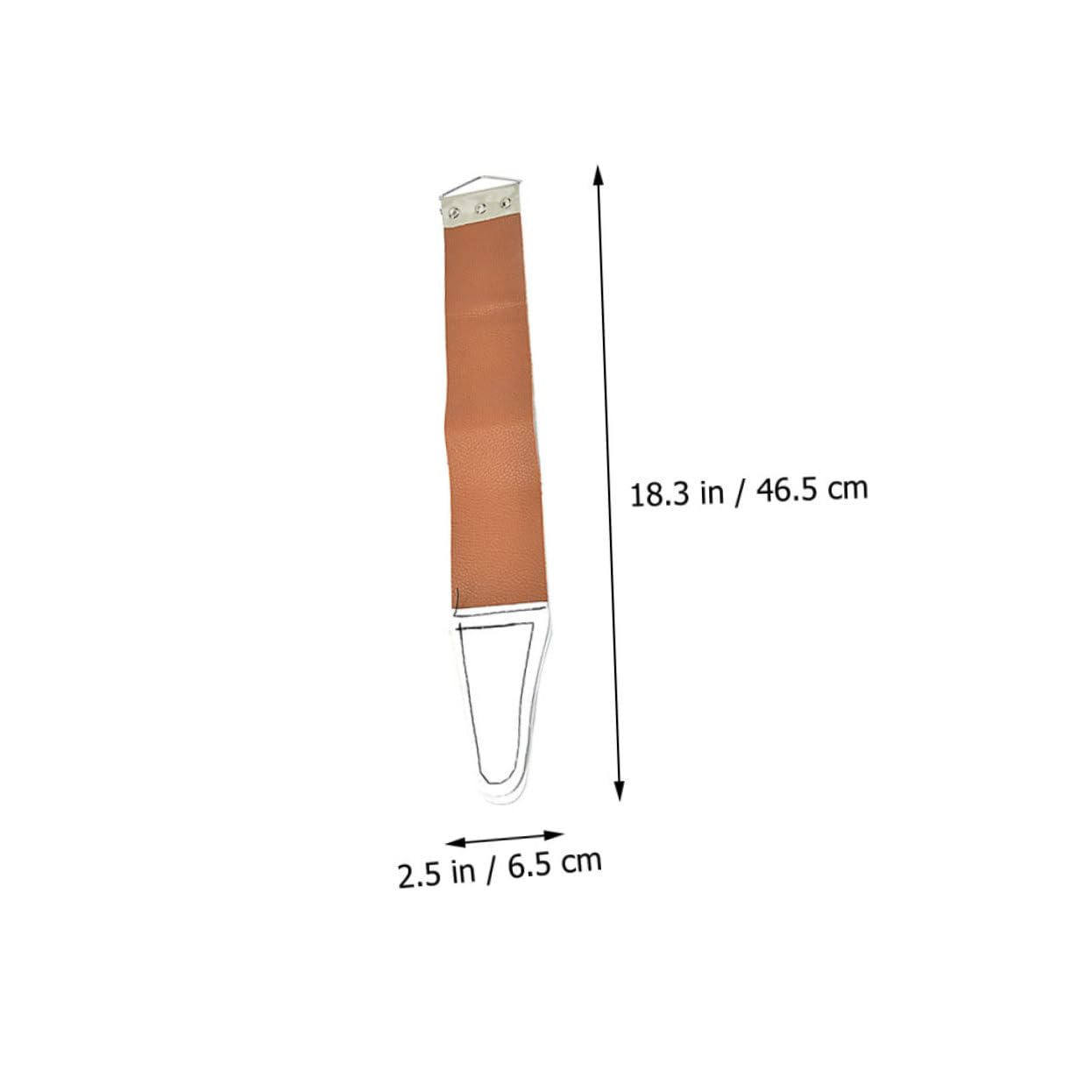 FRCOLOR 2Pcs Shaver Sharpening Strap for Manual Razors Durable Strop with Buckle for Final Smoothing and Polishing Household Sharpening Tool Random Color