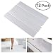 OUNONA Bath Treads 15" Shower Treads - 12PCS(Clear)