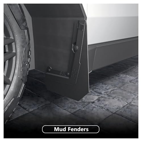 Guardabarros para Tesla Cybertruck con protector contra salpicaduras de rueda 2