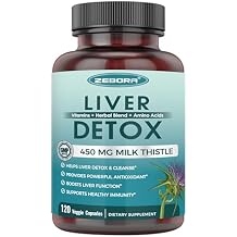 Milk Thistle Supplement, for Liver Cleanse Detox & Repair, 301 Organic Milk Thistle Extract, Equivalent to 13,500 Grams of Milk Thistle Seed, Supports Liver Health, 120 Capsules, 60-Day Supply
