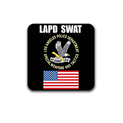LAPD SWAT Sticker Los Angeles Police Department Special 15 x 15 cm A5073