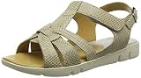Padders Women Petal T-Bar Sandals, Beige (Beige...