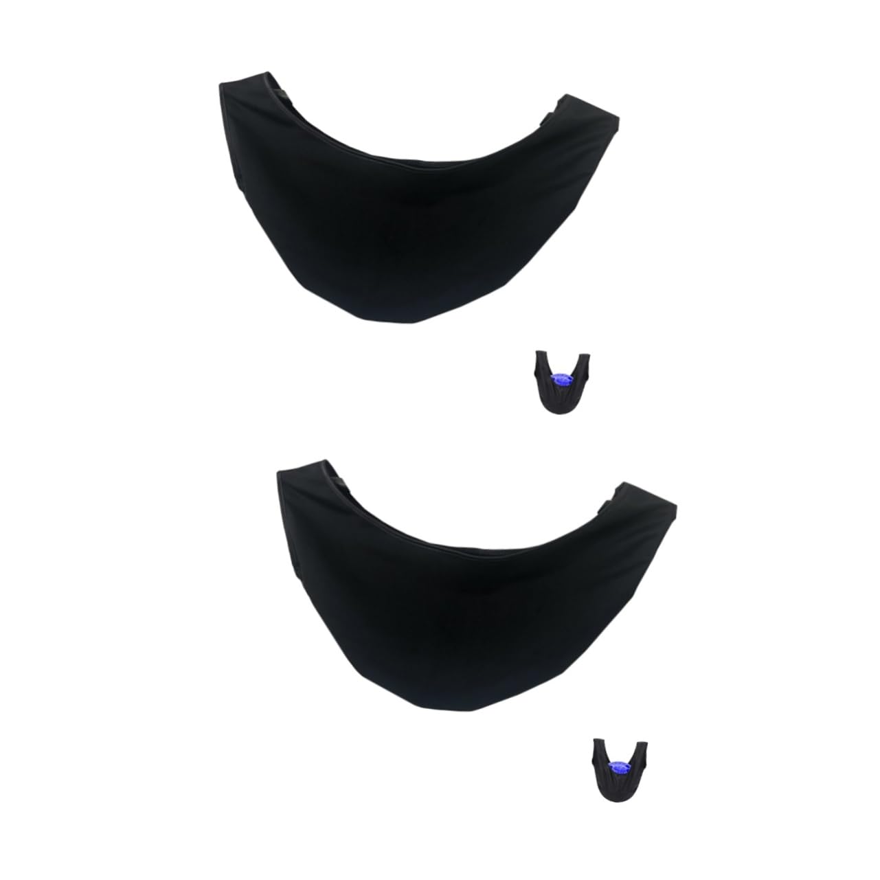 Sosoport 2pcs Professional Bowling Towel Microfiber Cleaning Pad for Bowling Compact Lightweight Scratch Wiping Go