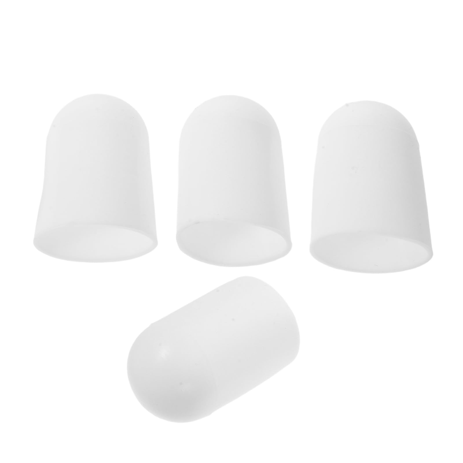 ibasenice 4 Pack Silicone Flashlight Diffuser Caps 39-43mm Anti-Glare
