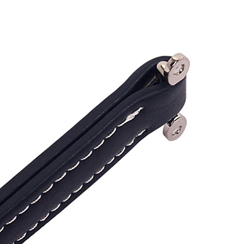 1Pcs Guitar Amplifier Handle Strap Vintage Leather Amplifier Handle, Vintage Style Guitar Amp Amplifier Leather Handle With Accessories, Guitar Amplifier Speaker Strap Black Vintage Amplifier Handle #TOP1
