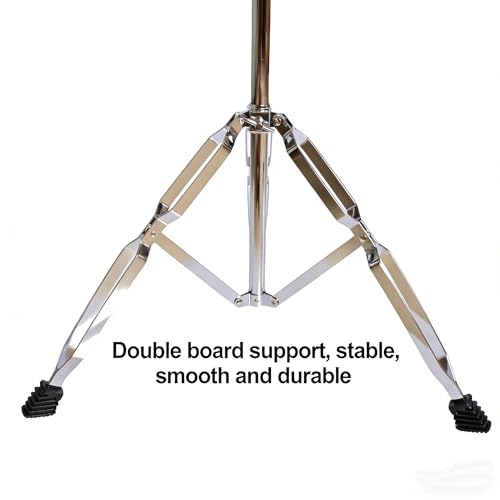 HOEIA Boom Cymbal Stand, Adjustable Cymbal Stand, Percussion Mount Holder, Drum Hardware Support Stand with Rubber Feet