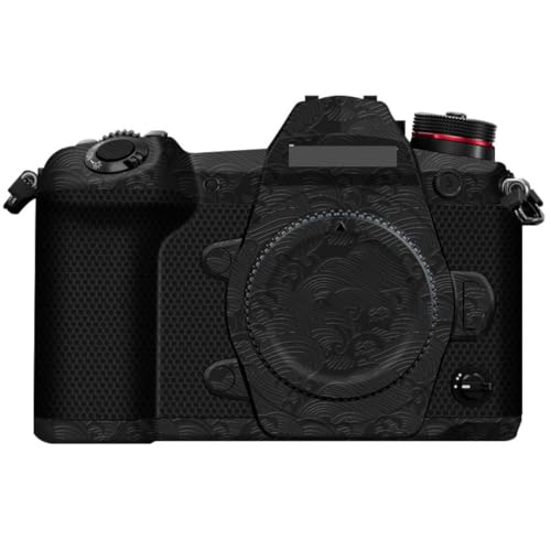 Película para Panasonic Lumix G9 protectora contra marcas de uso negro ondulado