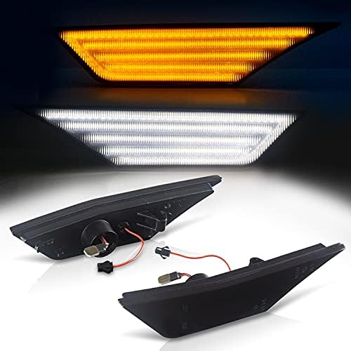 Miniatura 2 de Gempro Switchback - Luces LED laterales de lente ahumada, luces direccionales secuenciales de repuesto para Honda Civic 2016-2021, reflector de