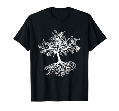 Guitarist Tree Rock Music Guitar Player Guitar T-Shirt