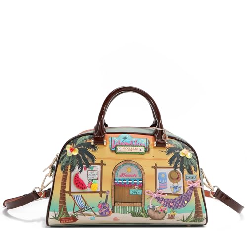 Catálogo para Comprar On-line Bolsa Nicole Lee para comprar online. 49 Nicole Lee Bolsa Dome Estampda Sun & Sand SS25