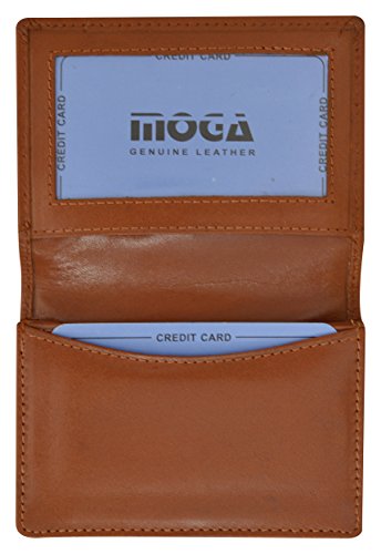 MW30070-BK Genuine New Leather Credit Card Holder ID Window 2.75