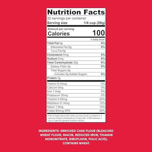 Swans Down Enriched, Bleached Cake Flour, 32 oz (Pack Of 5)