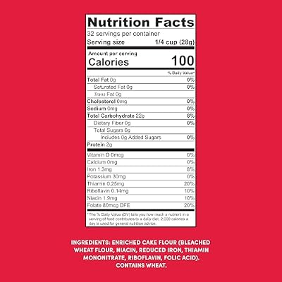 Swans Down Regular Cake Flour, 32oz Box (Pack of 4)
