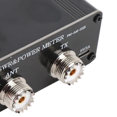 Medidor de potencia SWR compacto Fabater de aluminio con pantalla digital de alta visibilidad 7
