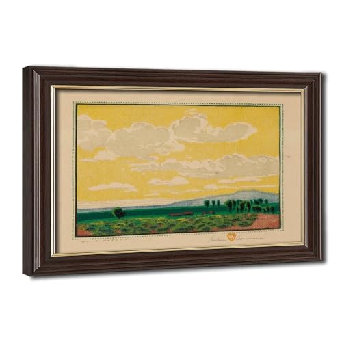 Impression sur toile Désert blanc de Gustave Baumann pour déco de bureau