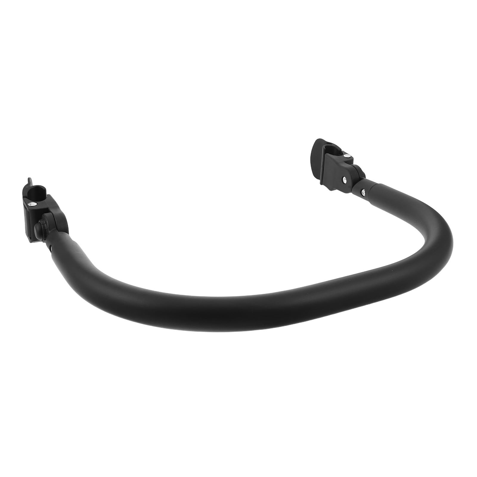 NUOBESTY Universal Detachable Stroller Armrest with Thickened Soft Silicone Wrap and Rounded Corners, Iron Stroller Handle Bar Attachment for Pram and Safety During Outdoor Travel