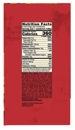 Salutem Vita - Jimmy Dean Sweet Maple Griddle Cake, Maple Pancakes Egg with Chees & Sausage Sandwich, 36 oz, 8 Count - Pack of 3 - Thumbnail 4