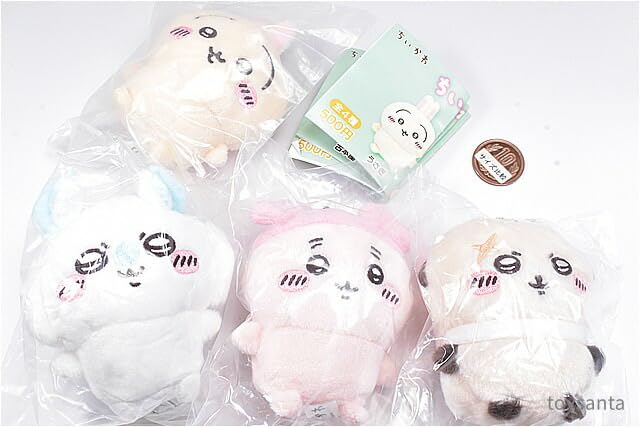 Amazon.co.jp: ちいかわ おすわりぬいぐるみ2 [全4種セット(フルコンプ
