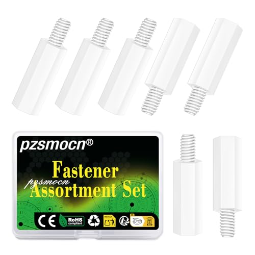 pzsmocn M3x15mm �z���C�g �I�X-���X �Z�p�X�^���h�I�t�A100�i�C�����X���b�h�X�y�[�T�[�APA66 �≏�}�E���g�s���[ PCB��H��ARaspberry Pi�AArduino�A3D�v�����^�[�A�d�qDIY�v���W�F�N�g�p