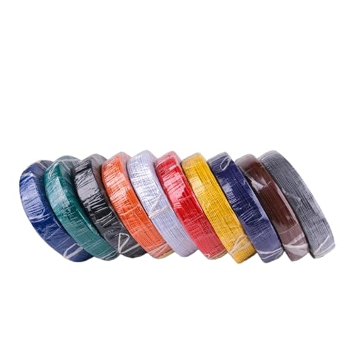 Cable electrónico ultra suave de silicona en bobina multicolor de 400 metros