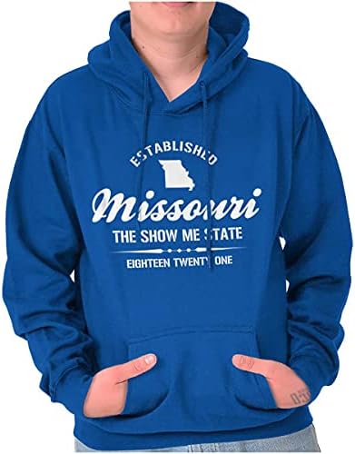 Classic Teaze Missouri the Show Me State Souvenir Hoodie Sweatshirt Women Men