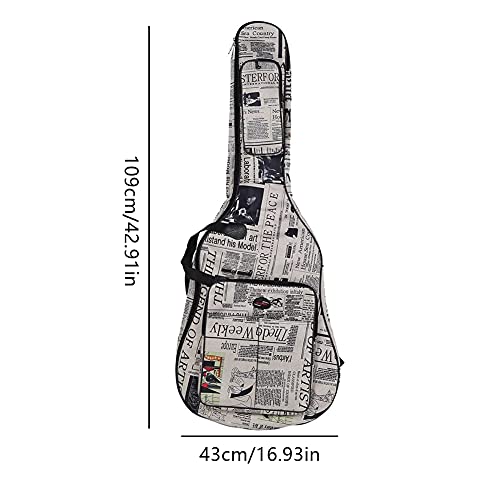 Guitar Bag Thicken Guitare Étanche Résistant À l’eau De Cas Gig Bag avec Double Cousu Bretelles Rembourrées Basse… - Les Beatles, Paul McCartney, John Lennon, RIngo Starr, George Harrison Guitar Bag Thicken Guitare Étanche Résistant À l'eau De Cas Gig Bag avec Double Cousu Bretelles Rembourrées Basse… – Image 3