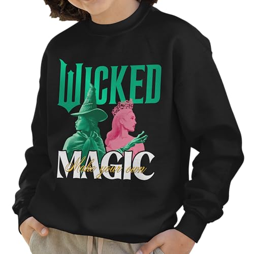 Isaac Morris Limited Wicked The Movie Make Your Own Magic Adult and Kids Crewneck Sweater