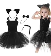[HarnyLoom] ハロウィン 黒猫 子供 衣装 ハロウィン コスプレ 子供 女の子 コスチューム 子供 チュチュ スカート 黒猫 コスプレ衣装 かわいい キッズ ハロウィン パーティー コ...