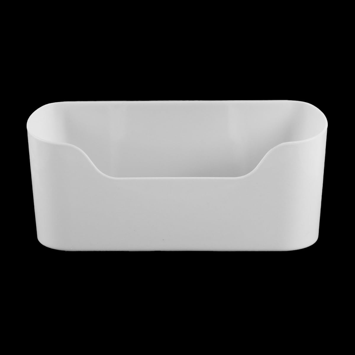 Riven 2 pezzi supporto da parete autoadesivo vassoio antigoccia acqua bianco bagno ingresso rack contenitore