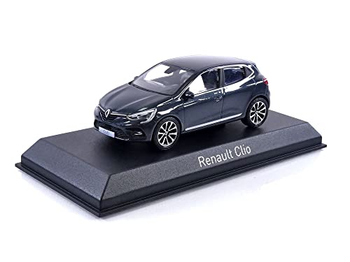 Compléter vitrine Renault Clio 2019 Norev 1/43 voiture miniature gris titane
