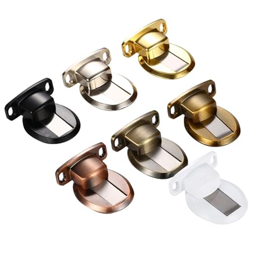 Boucle magnétique invisible arrêt de porte acier inox Style A x2