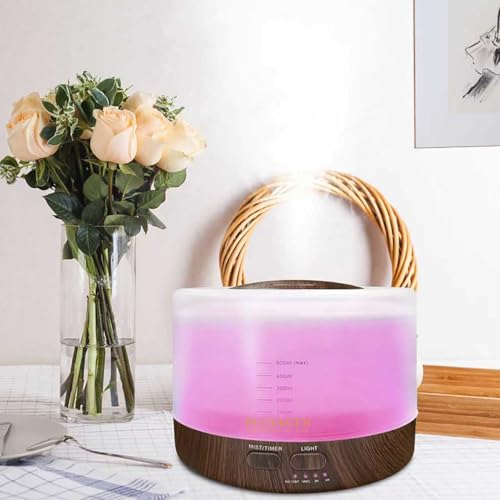 Difusor aromático ultrasónico 500 ml con control remoto miniatura 6