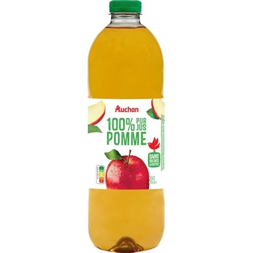 AUCHAN Pur jus de pomme 2 L