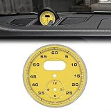 Orologio Gauge Dial Chrono per Porsche per Cayenne 958 per Panamera 970 Giallo Metallo Ricambio Montaggio Diretto Accessori Auto