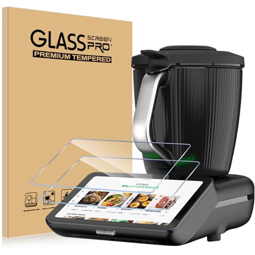 TUTUO para Vorwerk Thermomix TM7 Protector de Pantalla, [2 Piezas] Cristal Templado, 9H Dureza Film HD Vidrio Templado, Sin Burbujas, Antiarañazos