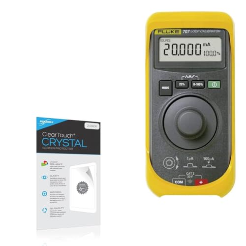 BoxWave Screen Protector Compatible with Fluke 707 - ClearTouch Crystal (2-Pack), HD Film Skin - Shields from Scratches